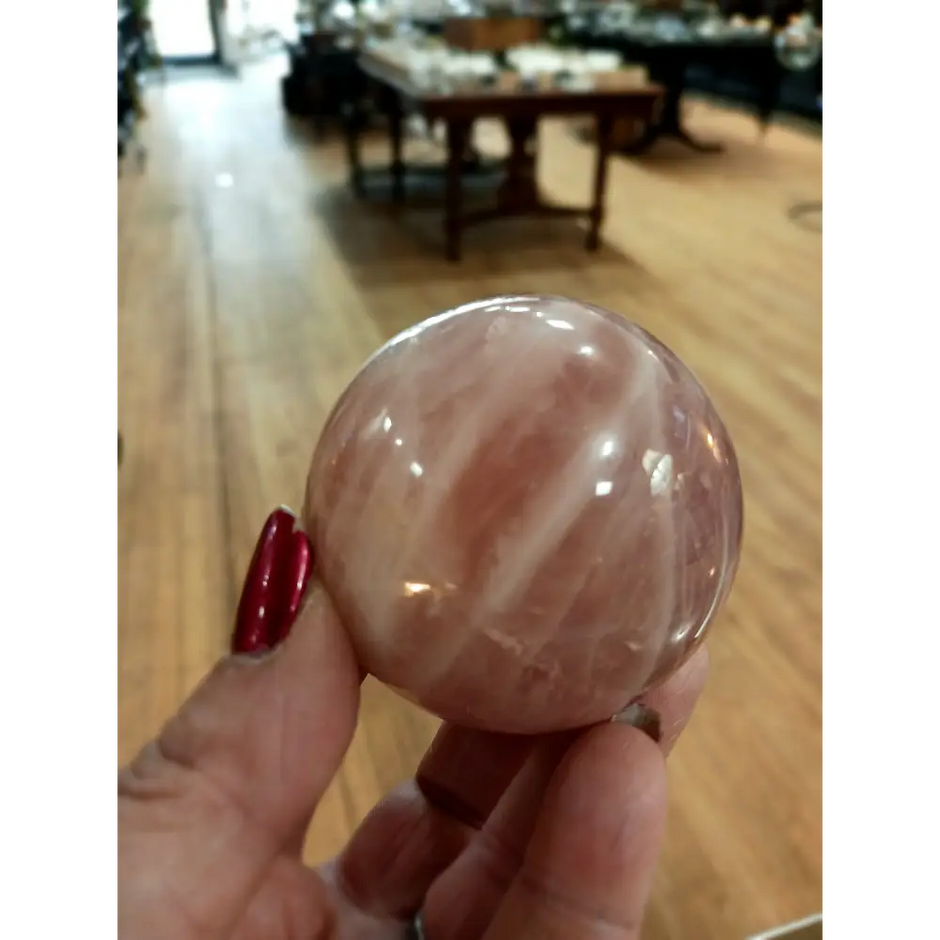 🌹💗 Rose Quartz Sphere – Love Compassion and Heart Healing! 💗🌹 - large - Spheres