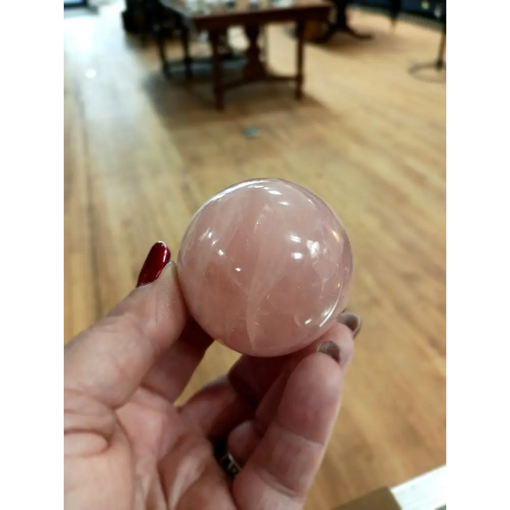 🌹💗 Rose Quartz Sphere – Love Compassion and Heart Healing! 💗🌹 - medium - Spheres