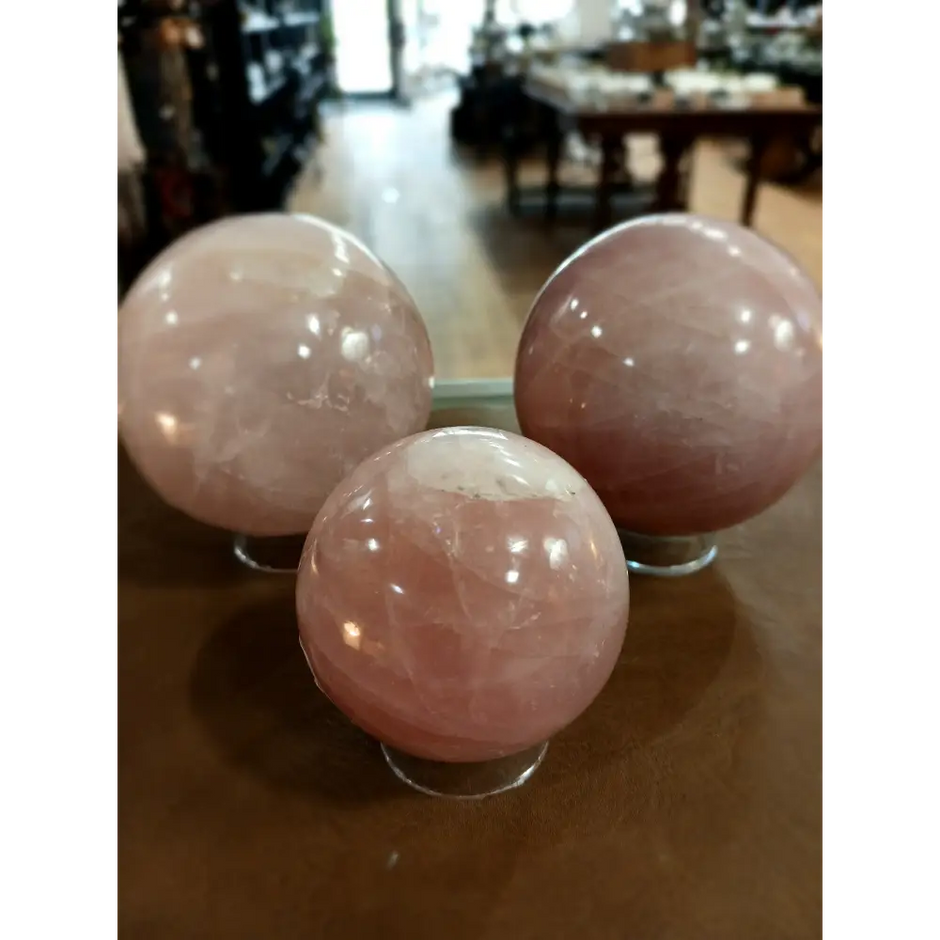 🌹💗 Rose Quartz Sphere – Love Compassion and Heart Healing! 💗🌹 - Spheres