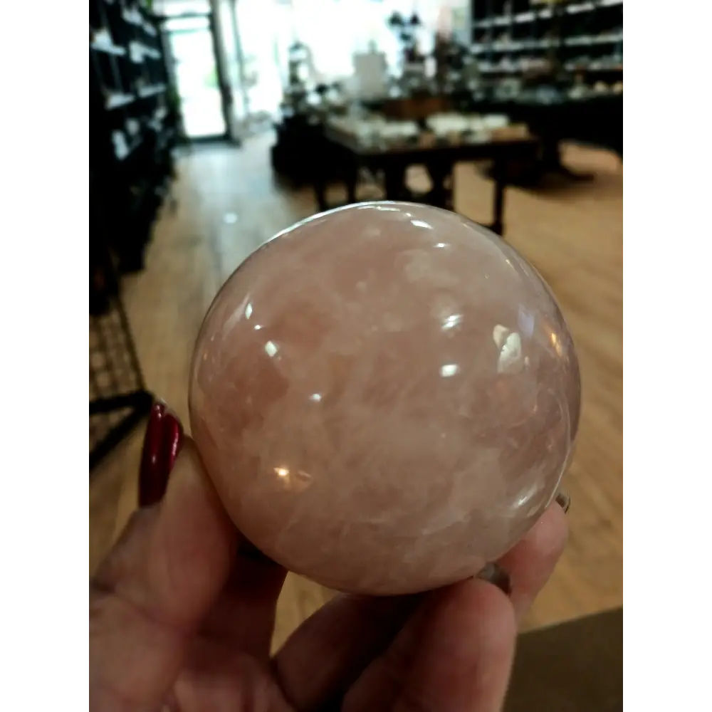 🌹💗 Rose Quartz Sphere – Love Compassion and Heart Healing! 💗🌹 - x-large - Spheres