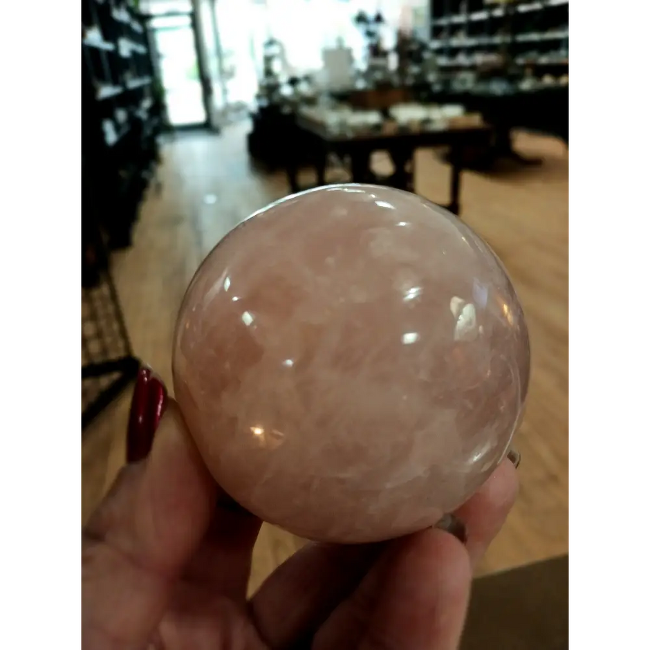 🌹💗 Rose Quartz Sphere – Love Compassion and Heart Healing! 💗🌹 - x-large - Spheres