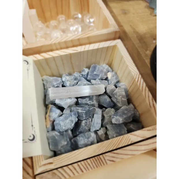 ROUGH CALCITE Red - Green - Honey - Orange - BLUE - Tumbles