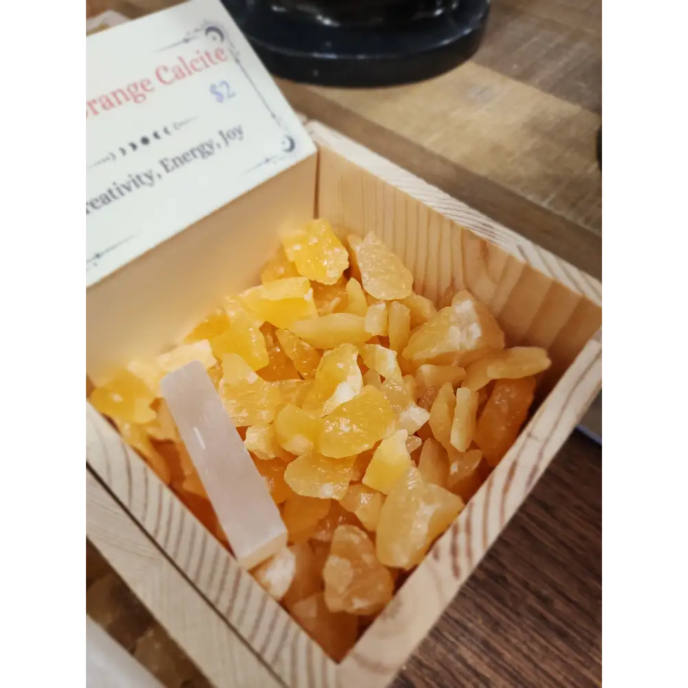 ROUGH CALCITE Red - Green - Honey - Orange - ORANGE - Tumbles