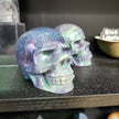 Ruby in Blue Kyanite Skull - Carvings