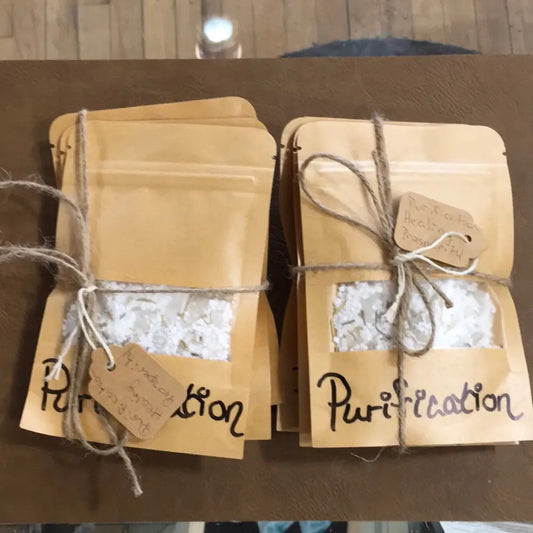 🧂✨ Sacred Cleansing: Ritual Healing Salt Pack (2 oz. Each Bag) – Purify Protect & Elevate Your Rituals! 🌙 - Ritual