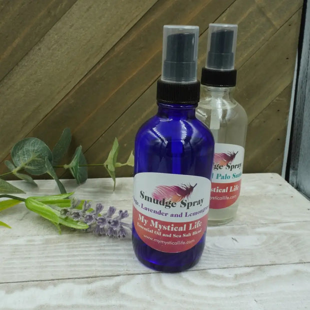 Sage Lavender and Lemongrass Smudge Spray 8oz. - Oils & Diffusers