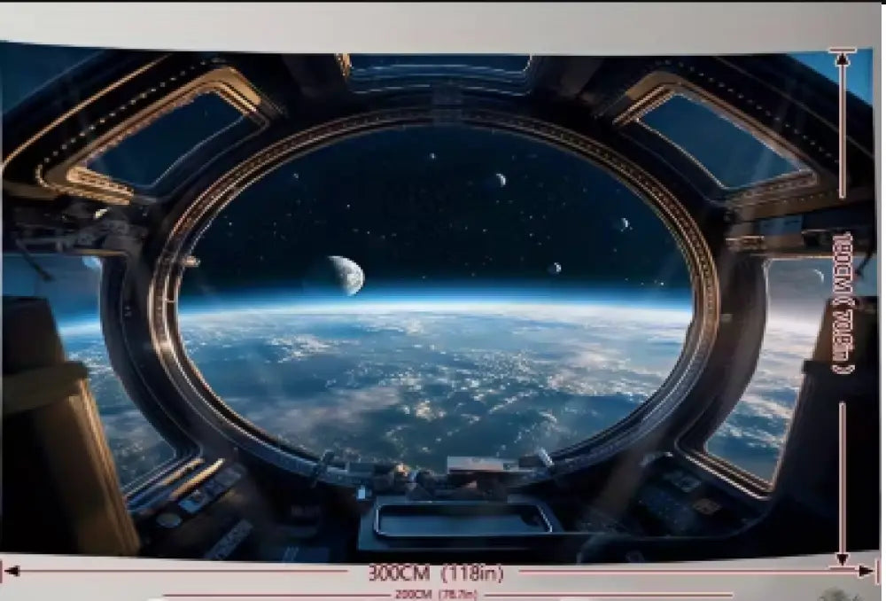 🪐✨ Sci-Fi Space Planet Print Tapestry (118 x 70.8 in) – Cosmic Adventure Futuristic Art and Stellar Statement Decor! 🌌