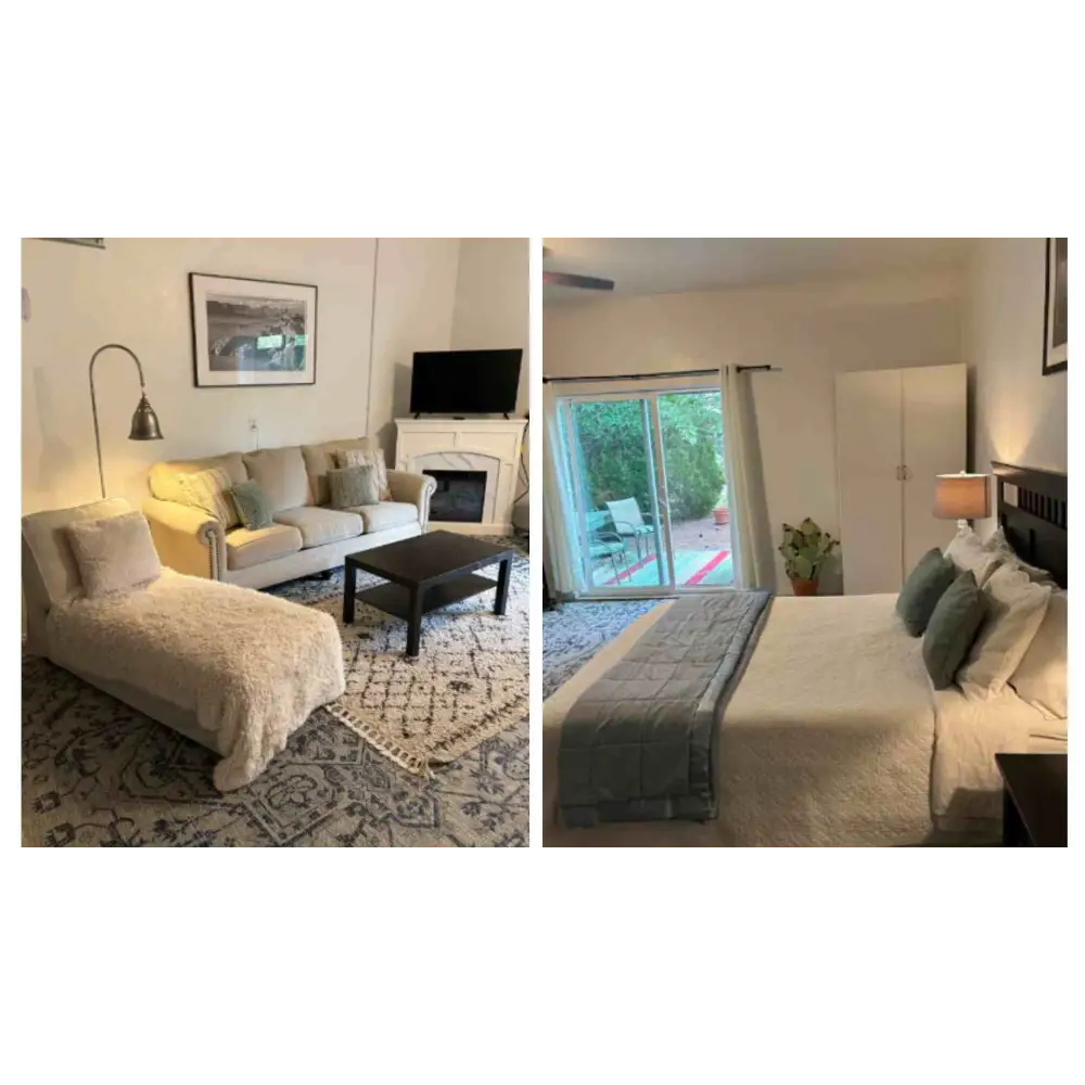 Sedona September 11th - 15th Retreat - DEPOSIT ONLY - 3. Queen Bed and Fold Out Queen Bed Sofa (4 people per room) $100