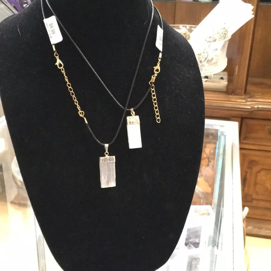 Selenite Necklaces (4 TYPES) - Jewelry