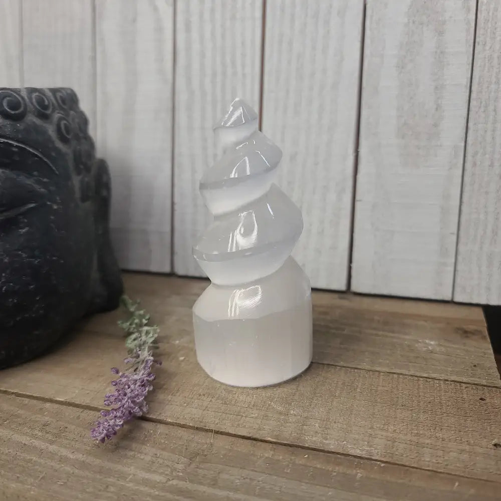 Selenite Spirals - SMALL - Towers