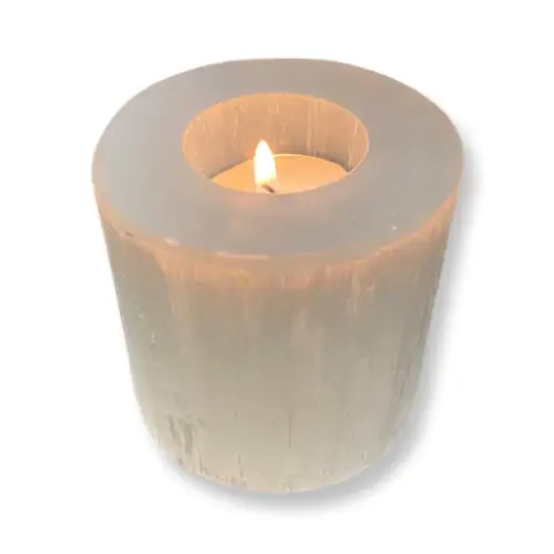 Selenite Candle Holders - Home Decor