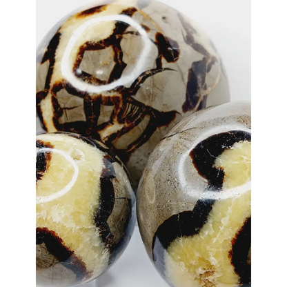 🌕✨ Septarian Spheres – Earth Energy & Ancient Wisdom! 🌍💛 - Spheres