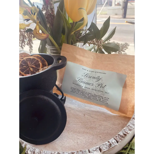 🍋🌿 Serenity Simmer Pot Blend – Fresh Cleansing and Calm Vibes! ✨ - Oils & Diffusers