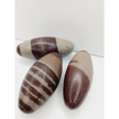 Shiva Lingam stones, polished with natural earthy patterns, available in sizes 1