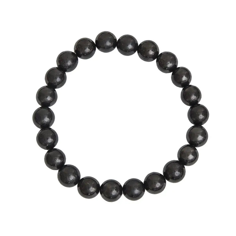 🖤✨ Shungite Bracelet 8mm – Purification Protection and Grounding 🌑 - OMC BRACELETS