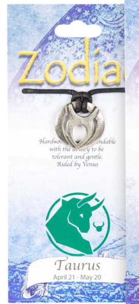 ♈🌙 Signs of the Zodiac Metal Pendants on Leather Cord (1’’) – All 12 Astrology Signs Celestial Style and Personalized