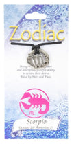 ♈🌙 Signs of the Zodiac Metal Pendants on Leather Cord (1’’) – All 12 Astrology Signs Celestial Style and Personalized