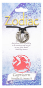 ♈🌙 Signs of the Zodiac Metal Pendants on Leather Cord (1’’) – All 12 Astrology Signs Celestial Style and Personalized