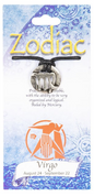 ♈🌙 Signs of the Zodiac Metal Pendants on Leather Cord (1’’) – All 12 Astrology Signs Celestial Style and Personalized