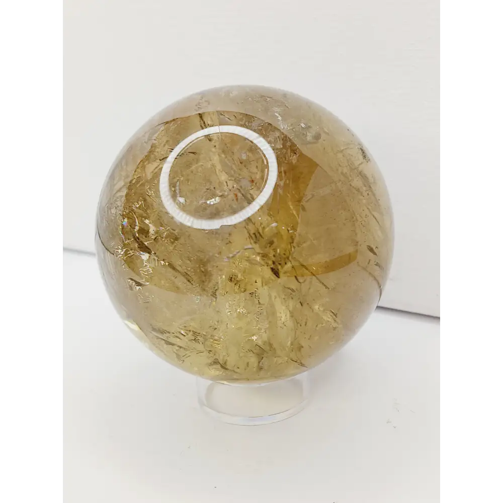 🌞✨ Smokey Citrine Sphere – Manifestation Clarity and Grounded Abundance 🌑 - Spheres