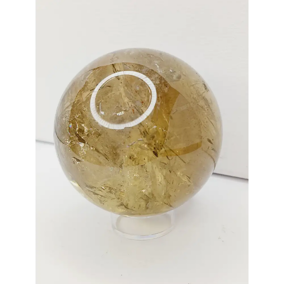 🌞✨ Smokey Citrine Sphere – Manifestation Clarity and Grounded Abundance 🌑 - Spheres