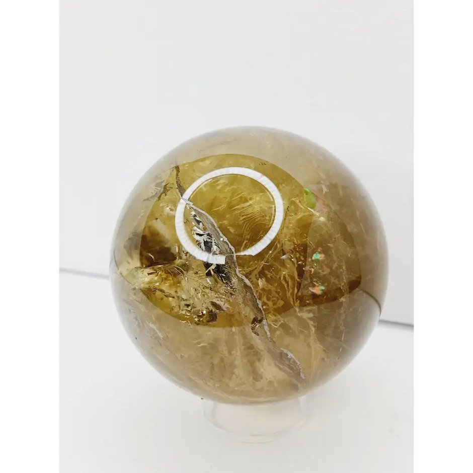 🌞✨ Smokey Citrine Sphere – Manifestation Clarity and Grounded Abundance 🌑 - Spheres