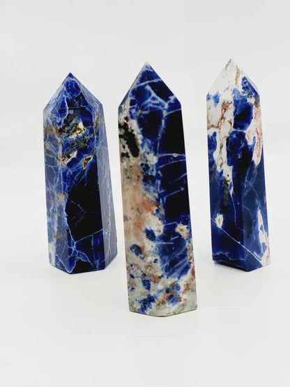 🔵✨ Sodalite Points – Gorgeous Quality for Insight Calm and Communication ✨🔵 - 2 - 2.75’’