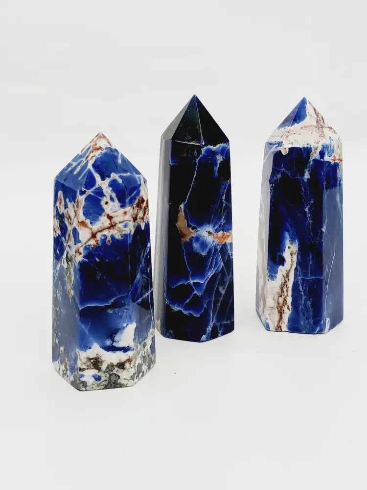 🔵✨ Sodalite Points – Gorgeous Quality for Insight Calm and Communication ✨🔵 - 1 - 2.25’’