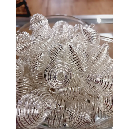 🔗✨ Spiraling Coil Charm Holder (1’’) – Versatile Stylish and Ready for Your Magic! 🌟