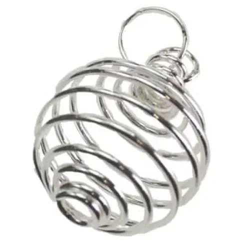 🔗✨ Spiraling Coil Charm Holder (1’’) – Versatile Stylish and Ready for Your Magic! 🌟