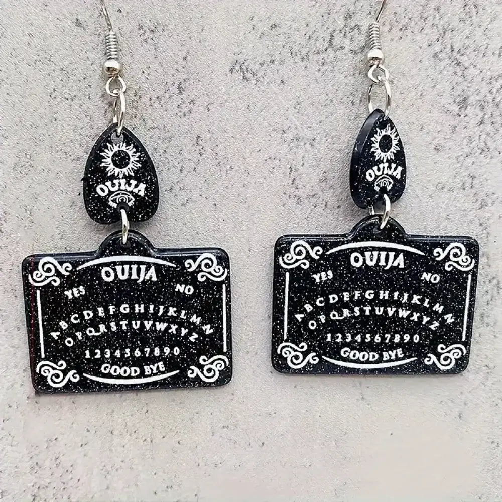 Spooky Earring Collection – Horror Film and Gothic Story Inspired Jewelry - Ouija