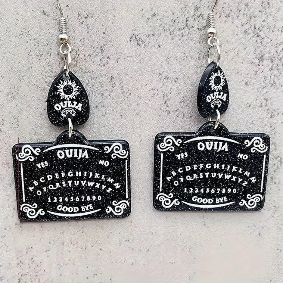 Spooky Earring Collection – Horror Film and Gothic Story Inspired Jewelry - Ouija