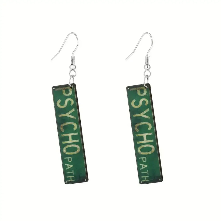 Spooky Earring Collection – Horror Film and Gothic Story Inspired Jewelry - PSYCHOpath Ln.