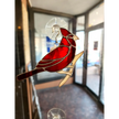 ❤️ Stained Glass Cardinal 🌈 6.5’’ - Cardinal - Home Decor