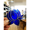 🌸 Stained Glass Lotus Flowers - 3.5’’ (Assorted Colors) 🌈 - Blue - Home Decor