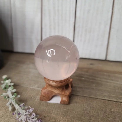 🌟💗 Star Rose Quartz Sphere (1.5’’) – Radiant Love and Celestial Heart Healing! 💗🌟 - Very High Quality Star - Spheres