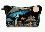 🍄🌌 Starry Sky and Mushroom Patterns Portable Storage Bags (5.35 x 8.65 in 3 Styles) – Whimsical Organization Magical