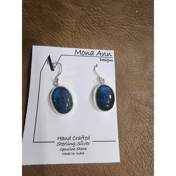 🌈✨ Sterling Silver Labradorite Earrings – Gorgeous Mystical & Irresistible! 💫 - Jewelry