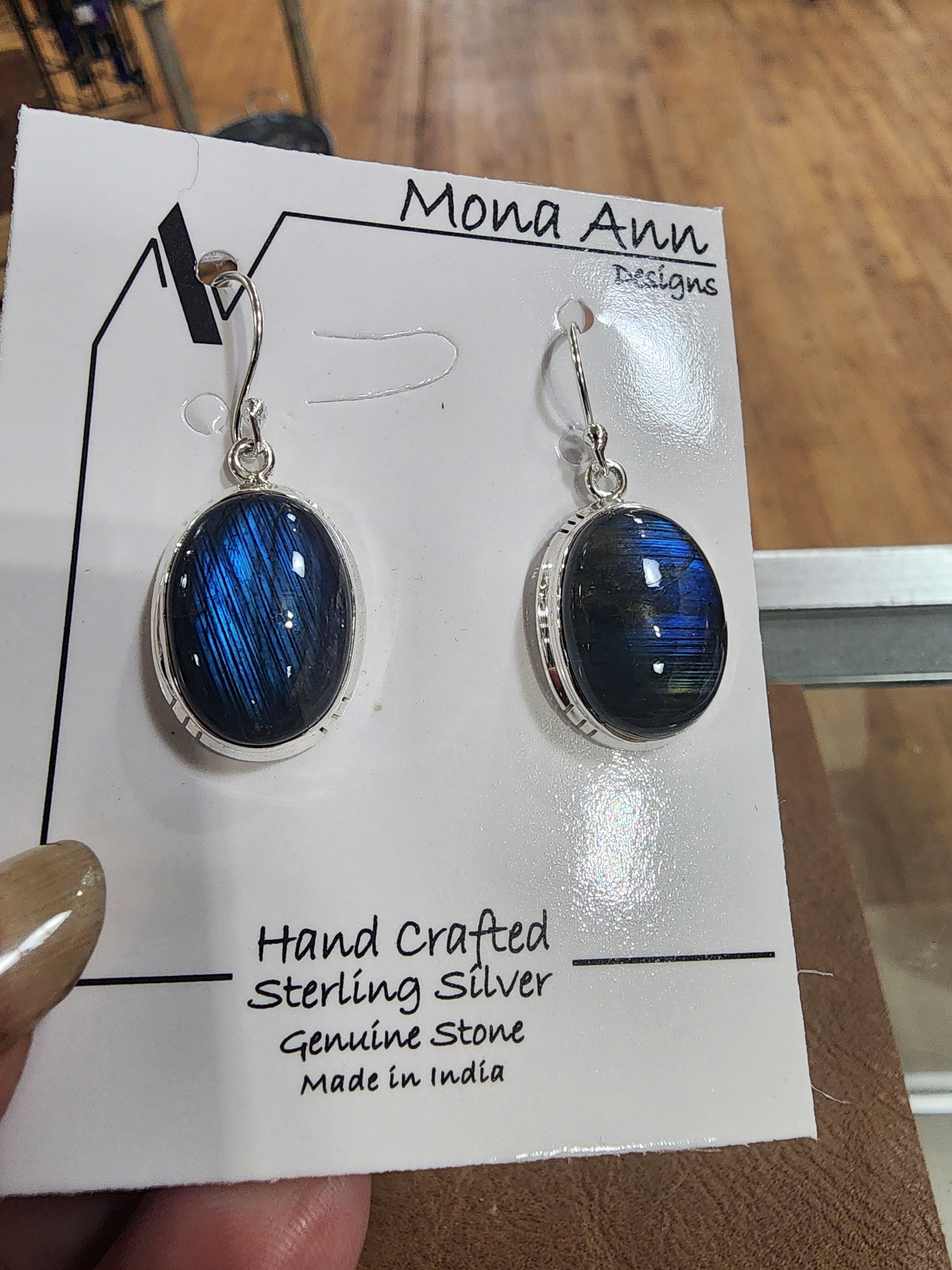 🌈✨ Sterling Silver Labradorite Earrings – Gorgeous Mystical & Irresistible! 💫 - Jewelry