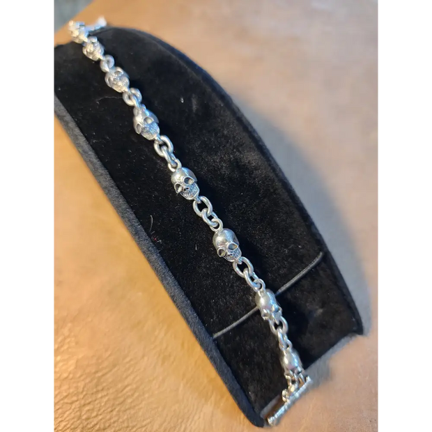 ✨ Sterling Silver Skull Bracelet ✨ - Jewelry