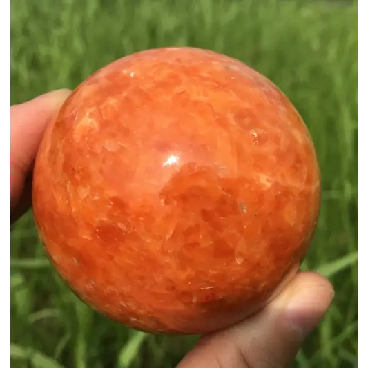 ☀️ Sunstone Sphere - 2.25’’ to 2.75’’ INTUITIVE PICK✨ - Spheres