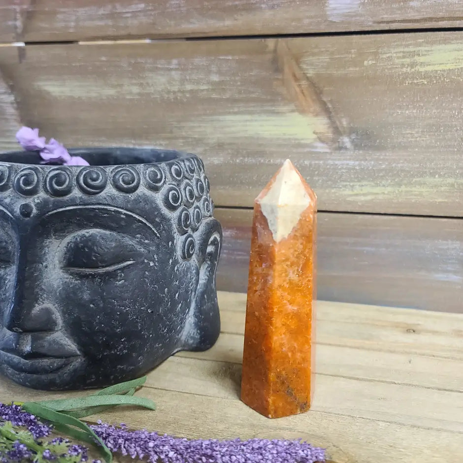 Sunstone Tower – Radiant Energy & Joyful Vibes | The Mystical Moons - 2 - 4.5’’ - Towers