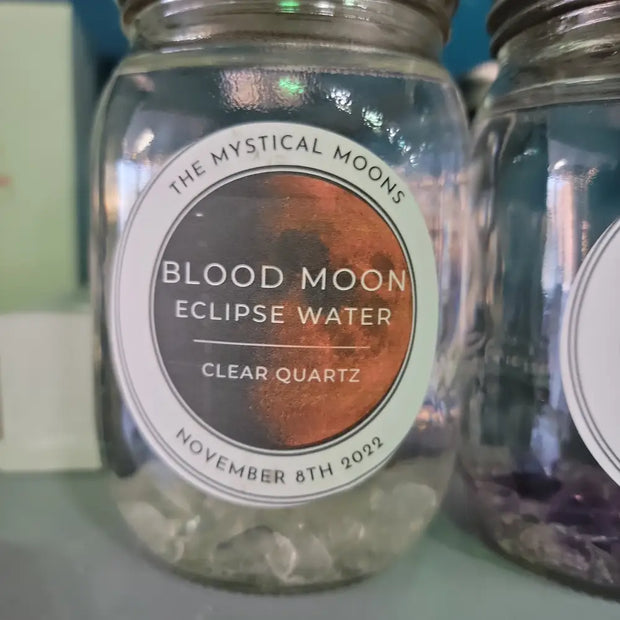 Blood Moon Eclipse Waters - 4 kinds - CLEAR QUARTZ - Herbs & Accessories