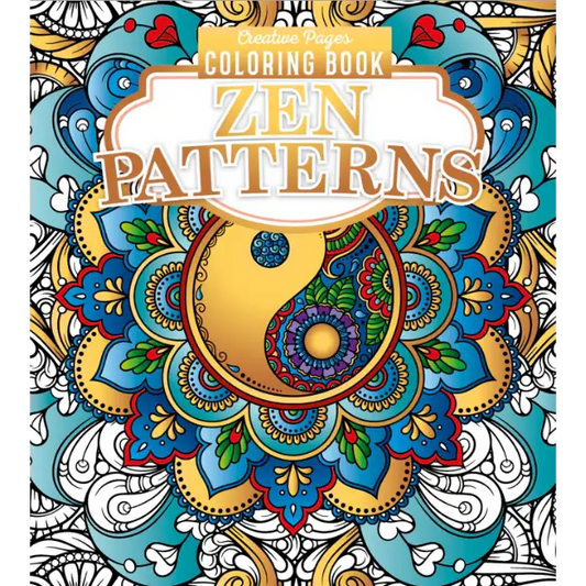 🖍️✨ The Zen Coloring Book – Mindful Creativity & Relaxation! 🌿 - Books & Journals