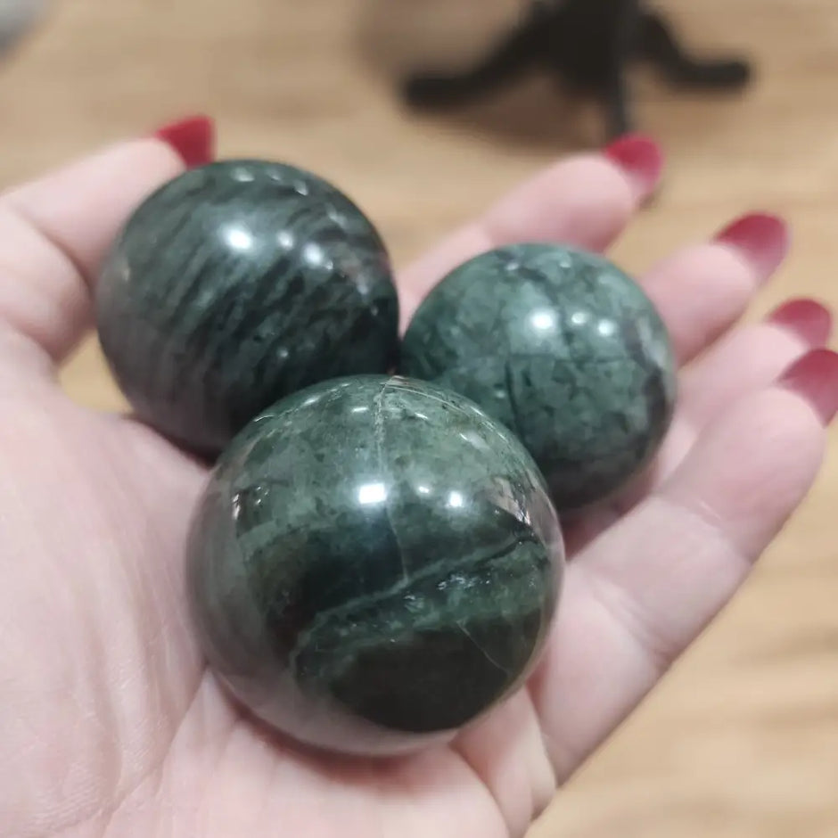 Tibet Jade Spheres - Spheres