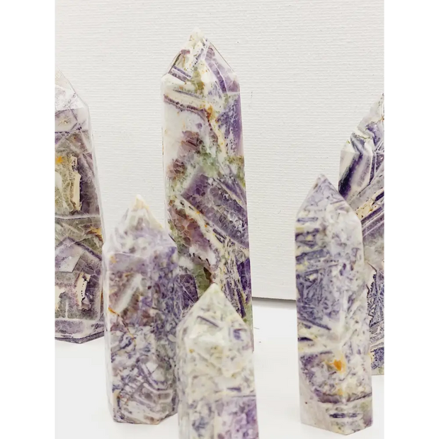 💜✨ Tiffany Stone Points 1.75’’–4’’ – Intuition Transformation and Creative Flow 🌈 - 3 - 3.5’’