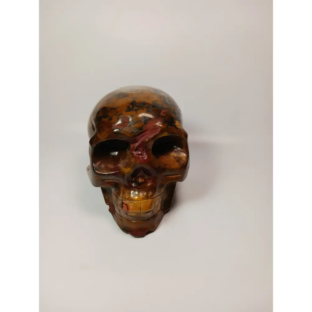 🦁💀 Tiger Iron Skull 4 Inch – Strength and Creative Power 💀🦁 - Carvings