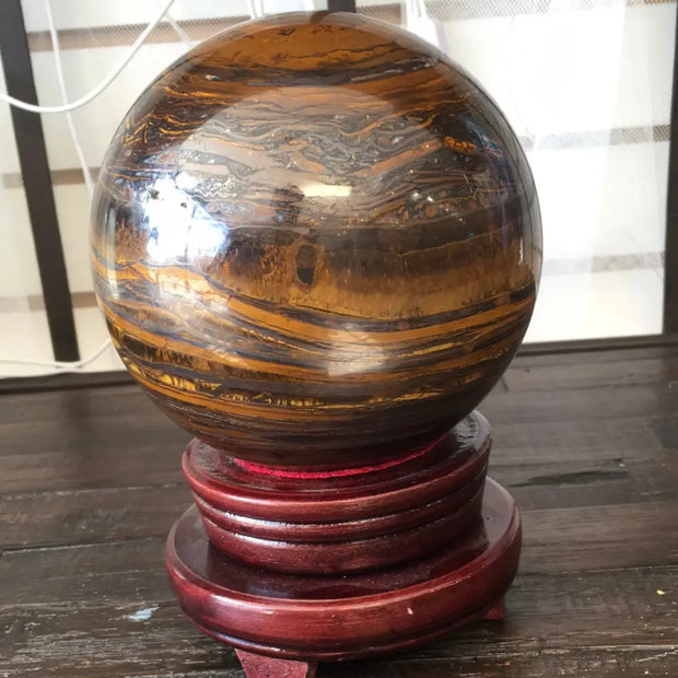 5’’ Tiger’s Eye/Iron Sphere - Spheres