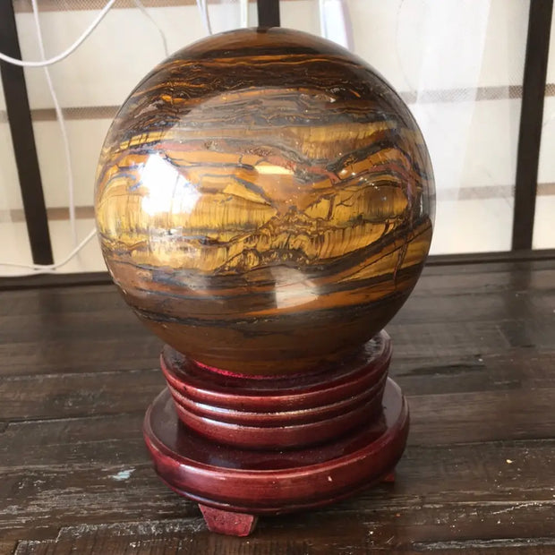 5’’ Tiger’s Eye/Iron Sphere - Spheres