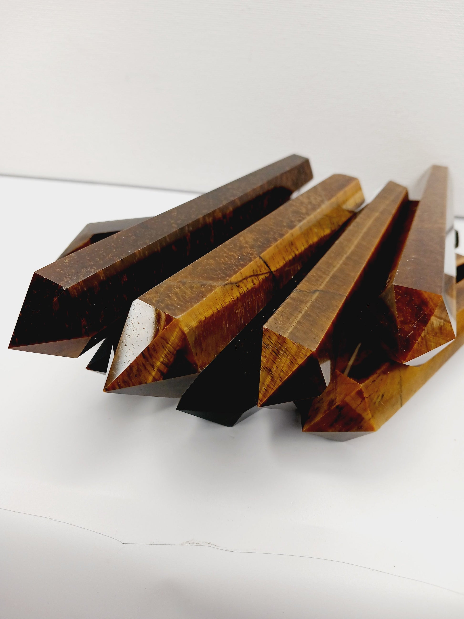 🐯✨ Tigers Eye Wand 7’’ – Confidence Protection and Manifestation Magic! 🌟